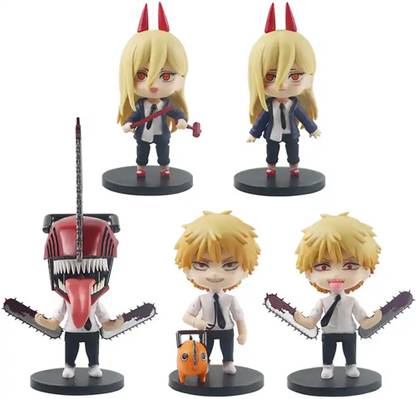 Store2508 Chainsaw Man Action Figures Set, Pack of 6