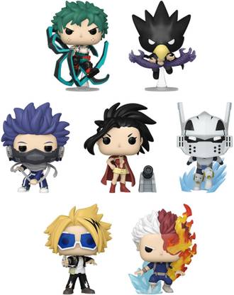 Funko Pop! My Hero Academia - Set of 7 - Izuku Midoriya, Denki Kaminari, Shoto Todorok