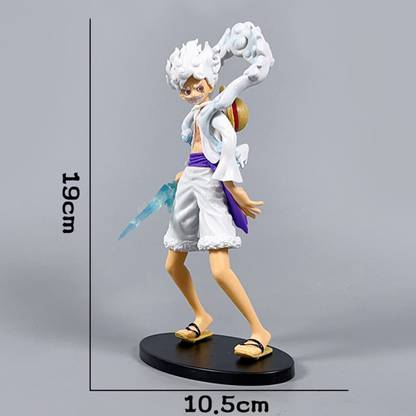 AG MOTO One Piece Monkey D. Luffy Gear 5 Standing with thunder anime action figure