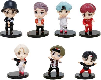 AS Store BTS Tinytan Bangtan BT21 Monitor Figure - Figurines Collection for BTS Army