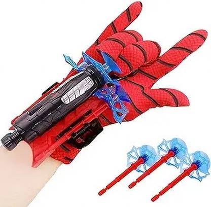 ToyLoom Studio Spiderman web shooter gadgets with sticky wall soft bomb for kids