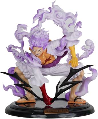OFFO OnePiece Anime Luffy Gear 5 Fight Pose Action Figure For Home Decor