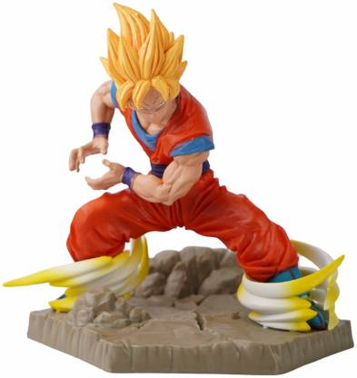 OFFO Dragon Ball Z Anime Goku Super Saiyan Action Figure For Home Decors