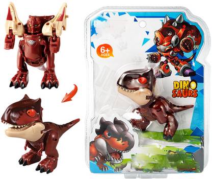 HASTHIP Transform Robot Dinosaur Toy for Kids 3-7 Years Transforming Mini Dinosaur