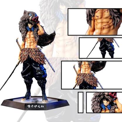 WHITE POPCORN Limited Edition Anime Action Figures Inosuke Model Number 587, Size 30Cm