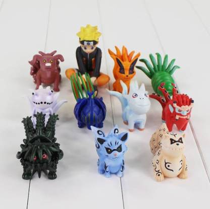 Lil Tara Uzumaki Naruto figure Bijuu Kyuubi Kurama Gaara Shukaku Utakata 11pcs/set 4-8cm