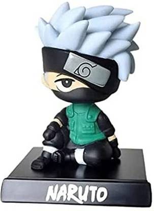 MAPACHE Bobblehead Carton Head Phone Holder Bracket Car Model Toys (Kakashi Naruto)