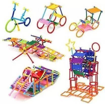 Navya's Playroom Building Block Set Multicolor Blocks for Toddlers and Kids, Building Block