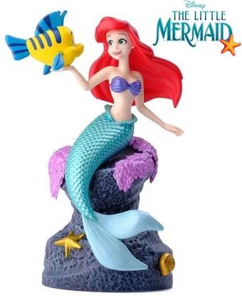 Mubco The Little Mermaid Ariel and Flounder Figurines Cartoon Model Collectible Toys