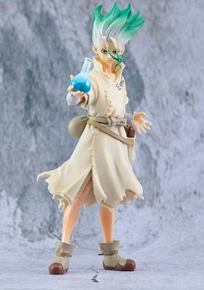 Gokualtralevel Dr. Stone: Senku Ishigami Anime Collectible Toy Action Figure - 20cm Scale"