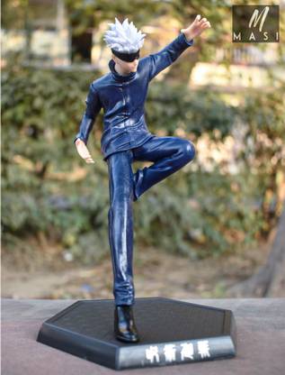 Masi Traders Jujutsu Kaisen Masked Satoru Gojo Action Figure with Stand - 23 cm