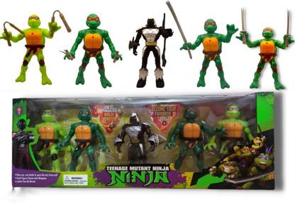 The Simplifiers Ninja Turtles Action Figure set of 5 with Accessories
