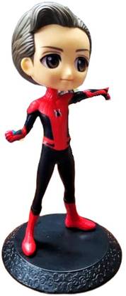 GLOWZADE Spider Action Figure Q Style Doll Toy Statue for Office Desk & Study Table