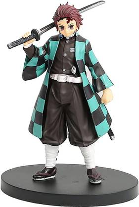 RVM Toys Demon Slayer Tanjiro Kamado Action Figure 16cm Car Dashboard Study Table Toy