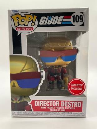 Funko GI Joe POP! Retro Toys Director Destro Exclusive Vinyl Figure #109
