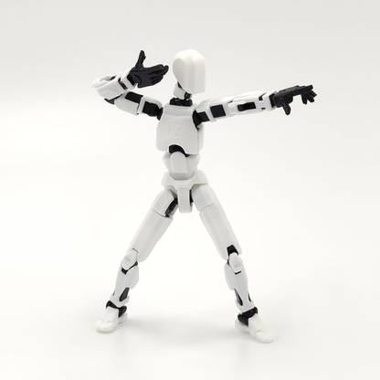 dribblr Dummy 13 Action Figure Robot | Build It Yourself Toy | 3D Printed (5.5inches)