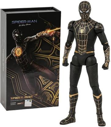 FOZZO-SK New Spider Man Black Suit Action Figure Accessories Special Edition ZD Toys