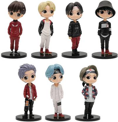 Tinion BTS Standing Action Figure- Miniature Toy Figure (Doll)