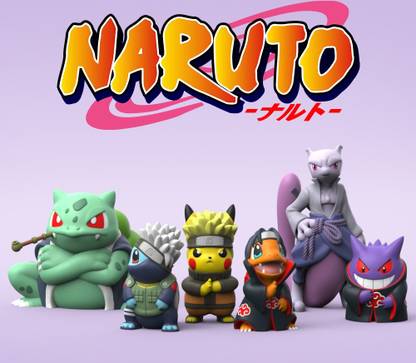Yup That 3D Guy Naruto Pokemon Pack Of 6