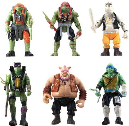 RVM Toys Set of 6 Teenage Mutant Ninja Turtles Figures 14-15 cm Toy