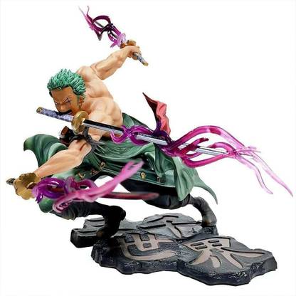 WHITE POPCORN Roronoa Zoro One Piece Anime Big Size Action Figure
