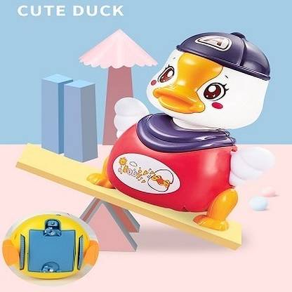 Bluebell Rotating Swing Stunt Duck Toy with Light Effects and Sound.