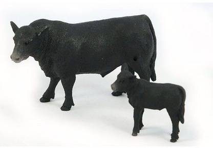 Big Country Toys 1/20 Angus Cow & Calf 404