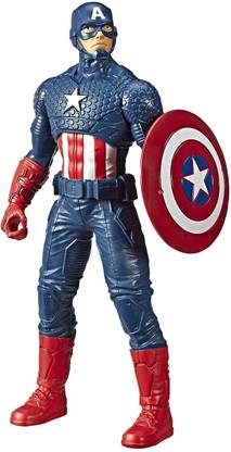 MARVEL Captain America 9.5-inch Action Figure Toy for Ages 4 and Up