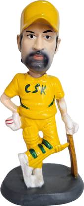 Insain MS Dhoni Bobblehead- CSK Jersey