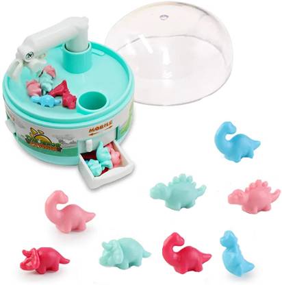 HASTHIP Mini Claw Machine for Kids, Dinosaur Toys Claw Machine Prizes