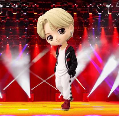 Mubco BTS Jimin Tiny Tan Mic Drop Action Figure Collectible Model Toy Kids Gift | 15cm