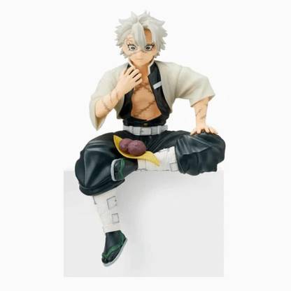 RVM Toys Demon Slayer Sanemi Shinazugawai Action Figure Sitting 16 cm Car Dashboard Toy