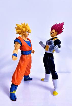 Thrifx Premium Edition DragonnBall Series Goku 2 and Vegeta Red Transform Merchandise