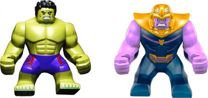 Delite HULK vs THANOS Avengers 2 Mini Building Blocks Toy Figures Kids Puzzles