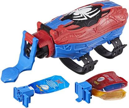 MARVEL Spider-Man Real Webs Ultimate Web Blaster, 2-in-1 Blaster, Role Play Toy, Spider