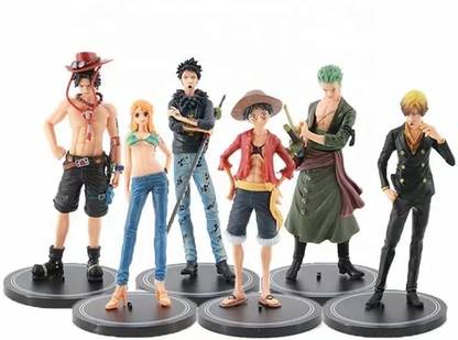 VERILUXE One Piece Straw Hat Crew Action figure Luffy, Zoro and More (Set of 6)