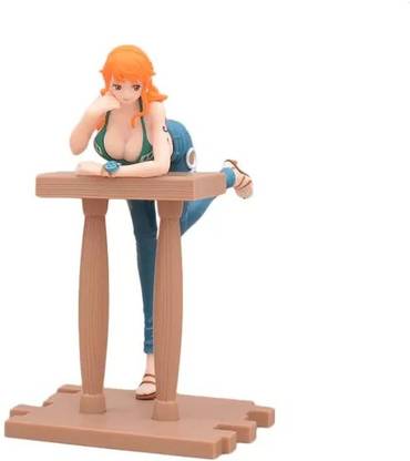 kawaii kart One Piece Grandline Journey Nami Action Figure | One Piece Anime Toy Size 17 cm