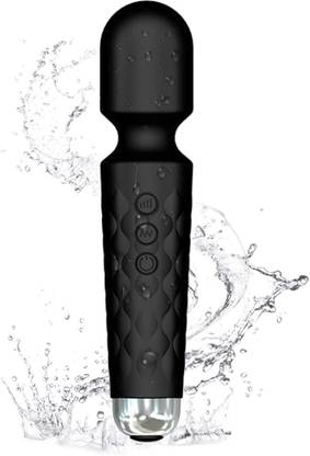 HASTHIP Massager Wand Female USB Wireless Handheld Massager with 8 Vibration Frequency