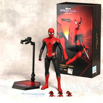 Delite New SPIDER MAN Red Upgraded Suit Collection ZD TOYS Action Figure Movie Model