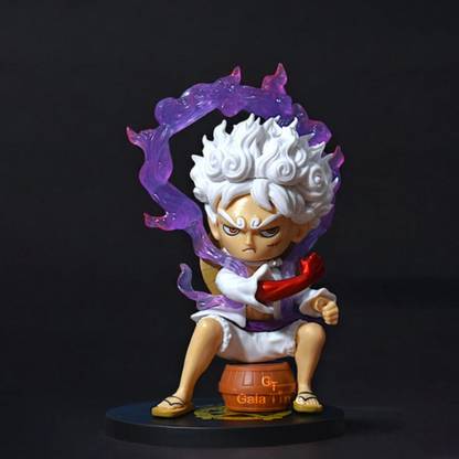 GT Gala Time Luffy Gear 5 One Piece Figure with Drum Base 18CM Collectible Action Figure