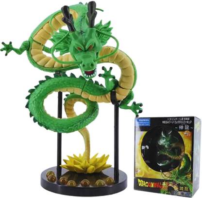 Mallexo Godzilla Monsters Resin Shenron Figure Shenlong Statue Set Home Decoration 17CM