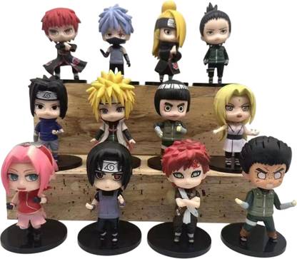 WHITE POPCORN Limited Edition Anime Action Figure 12 piece Naruto Set | Anime Toys