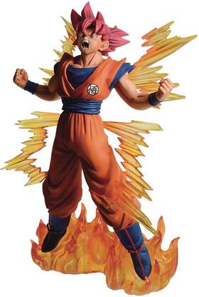 Tinion Goku Super Saiyan God Action Figure- Miniature Toy Figure (Doll)