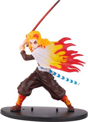 OFFO Anime Demon Slayer Rengoku Sword Action Figure For Home Decor and Office Desk