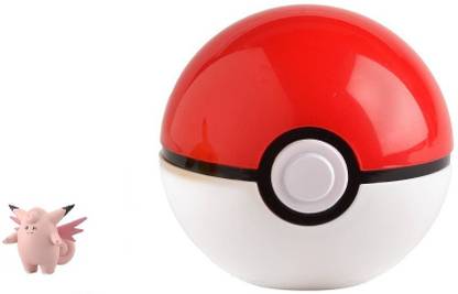 Delite New Poke Ball Pop Out with Tiny Toy PokeMon figure inside Random Color cartoon