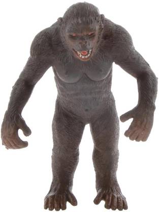 Lyla Plastic Vivid Mini Standing Gorilla Ape Model Figure Toys