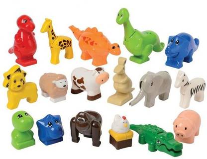 Creative Minds Block Animals Building Set