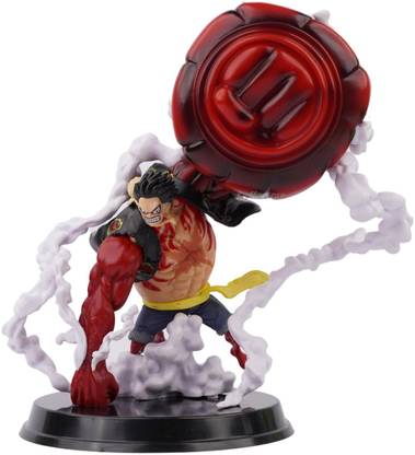 OFFO One Piece Anime - Monkey D Luffy Gear 4 Action Figure for Home Decor & Office