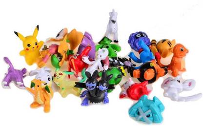 FOZZO-SK New Legendary Rare Pokemon 24 Tiny Toys Figures popular kids cartoons