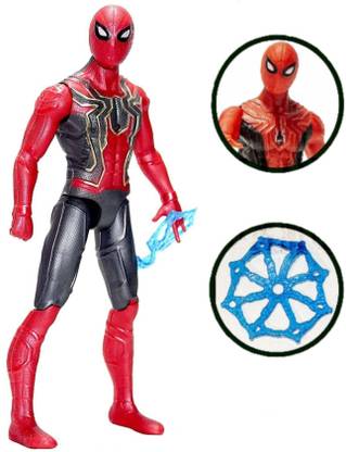 somesh gupta Spider Man Toy Super Character Basic Action Figure with LED Light (Round Trap)